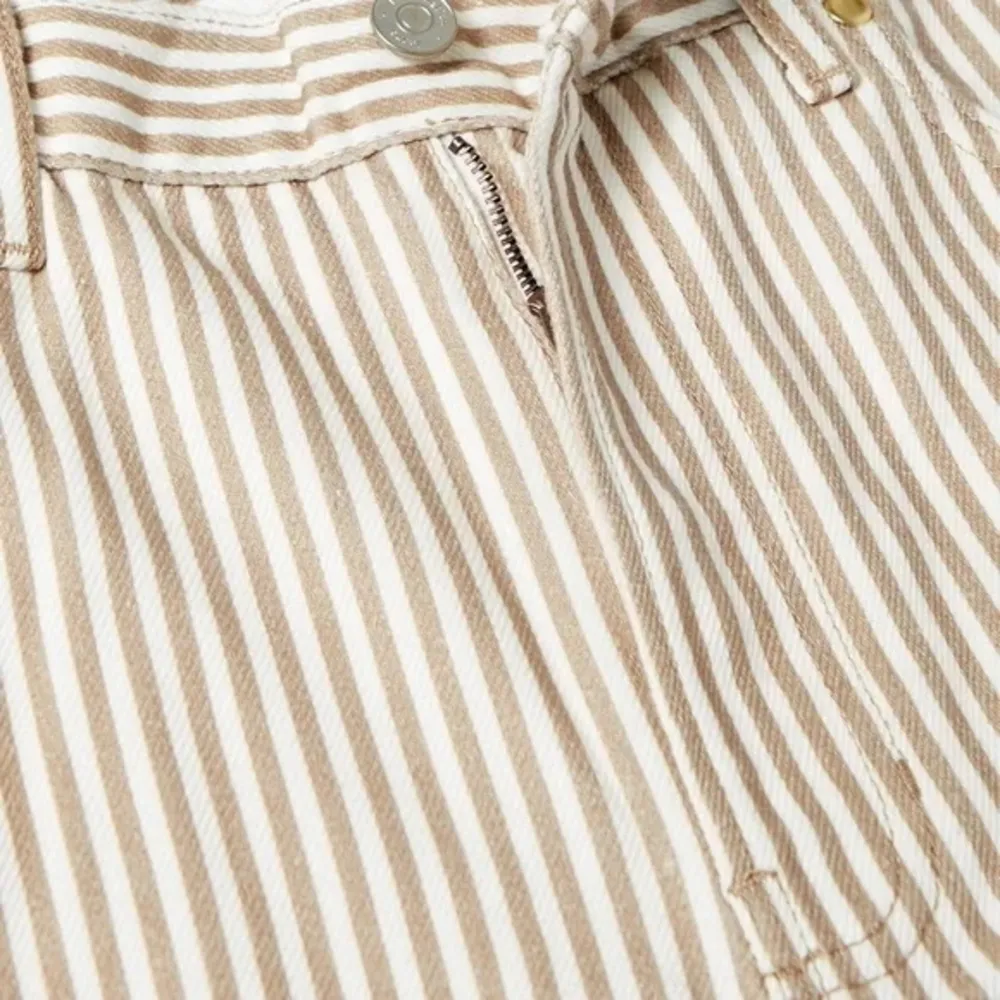 1HR SALE ⚡Reformation Cowboy Striped High Rise Straight Jeans (Pinyon Stripe) - Image 3