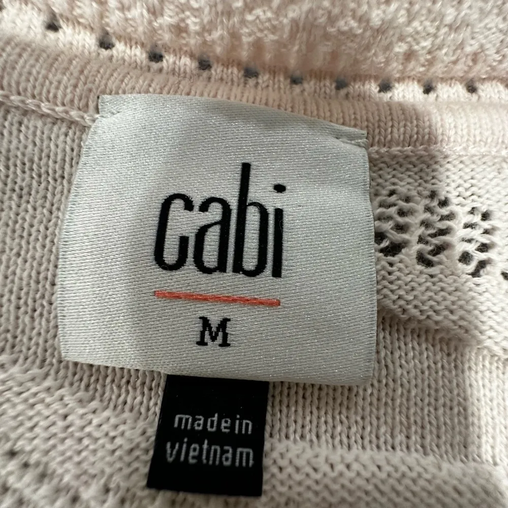 Cabi Women’s Baby pink boxy wide Oversized Flowy  sleeves tunic sweater. Med. - Image 8