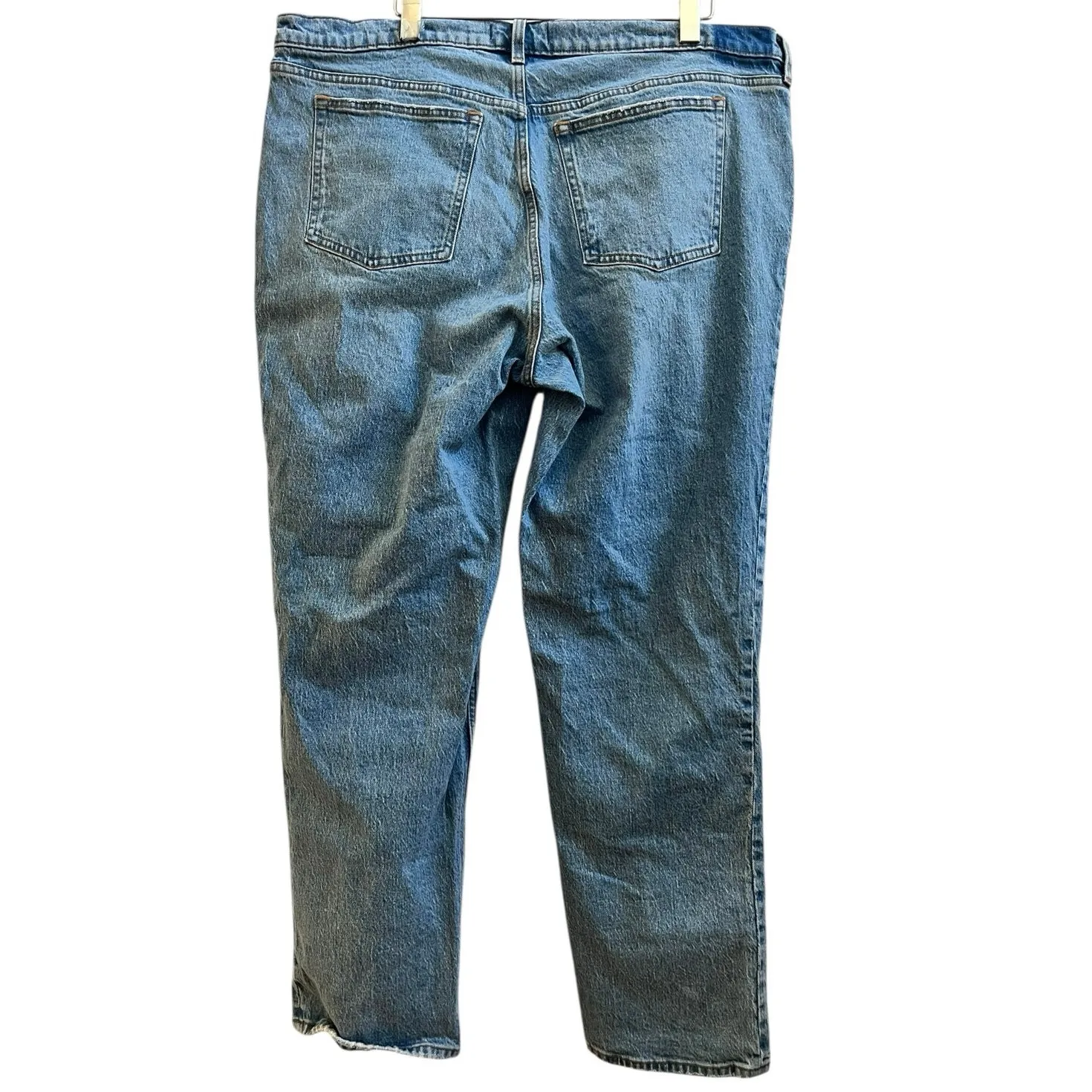 Abercrombie & Fitch Curve Love The Straight Mid Rise Jean Size 34/18R - Image 4