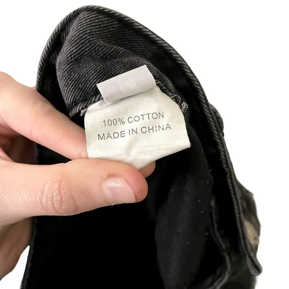 Princess Polly black and white colorblock jeans high waisted mom jeans comfort - Image 7