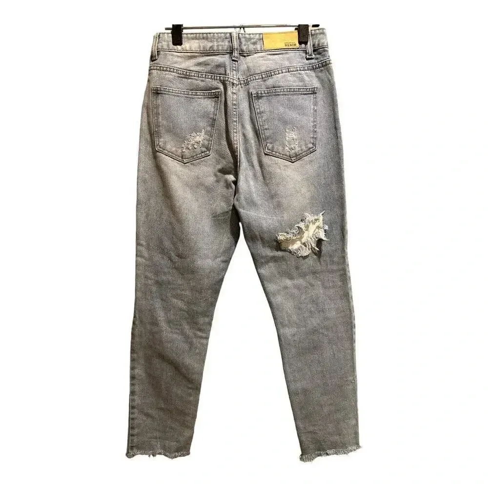 Nasty Gal‎ Jeans w/Butterfly Peekaboo Holes - Image 2