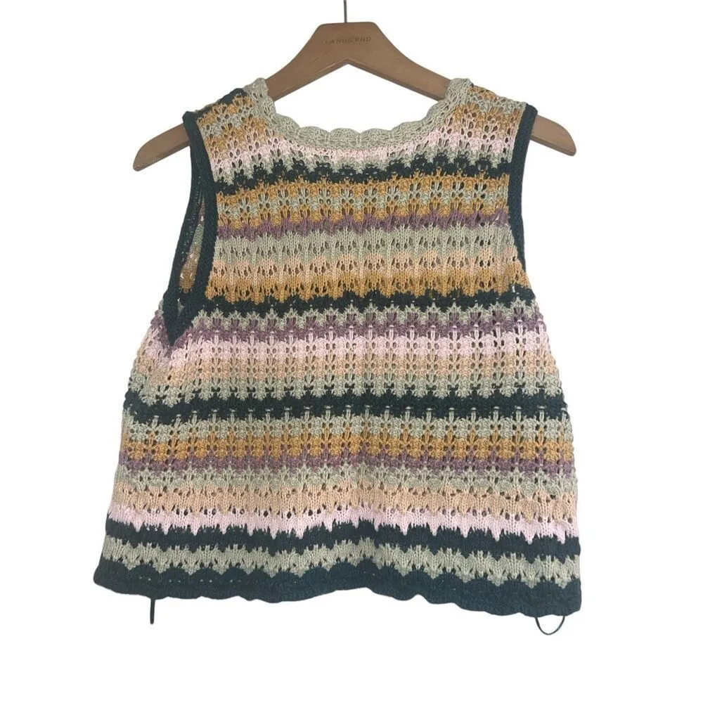 ✨Universal Thread Women's Openwork Sz Large Sweater Tank✨ - Image 4