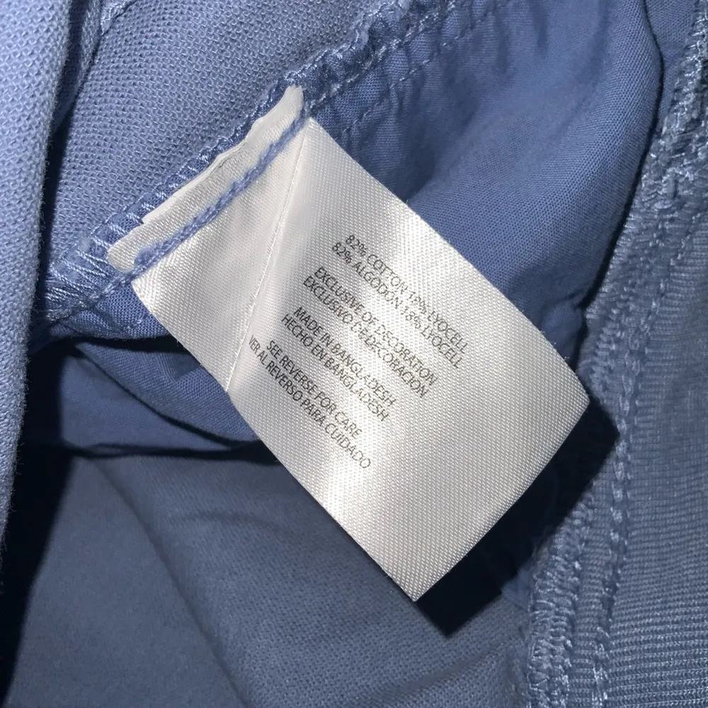 Orvis Sky Blue Relaxed Cotton Blend 5” Shorts Drawstring Pockets XL - Image 9