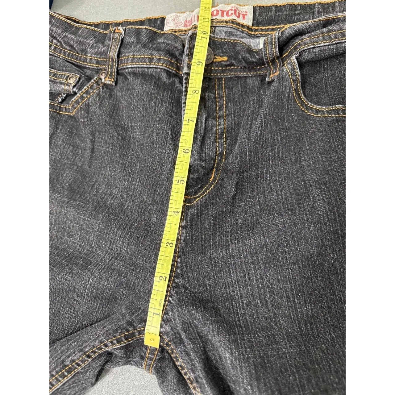 Faded Glory Stretch‎ Black Bootcut Jeans Petite 10 - Image 8