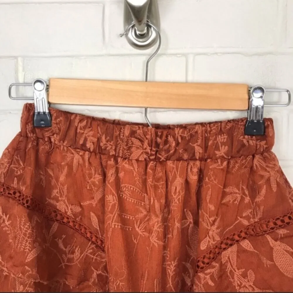 Q&A NWT Lace Ruffle Dainty Girly Mini Skirt - Image 3