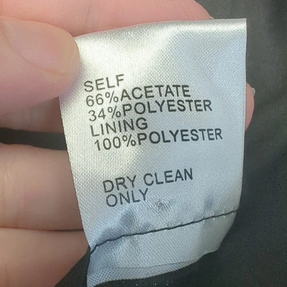 Tadashi Shoji Black Evening Gown Square Neckline Crystal Brooch MOTB MOTG Modest - Image 13