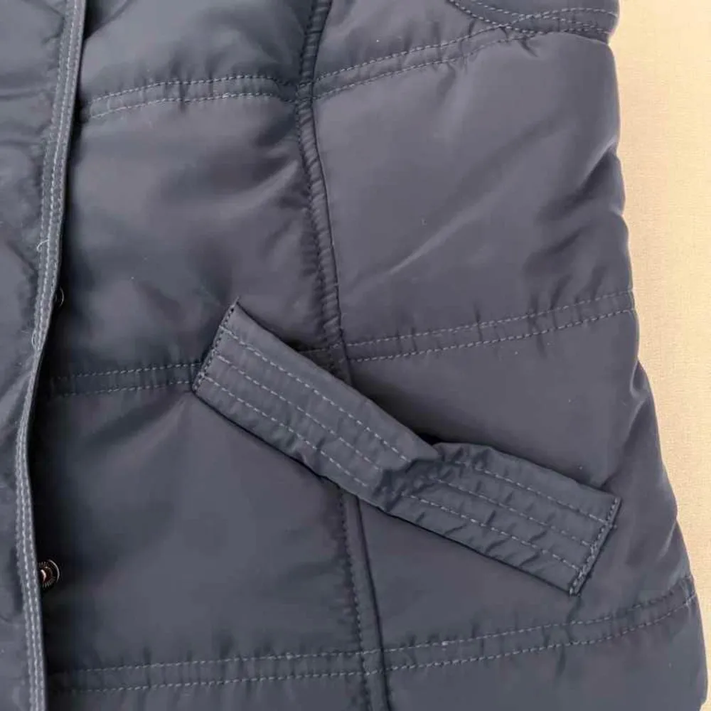 Coffeeshop Navy Blue Zip Front Puffer‎ Vest Size M - Image 6