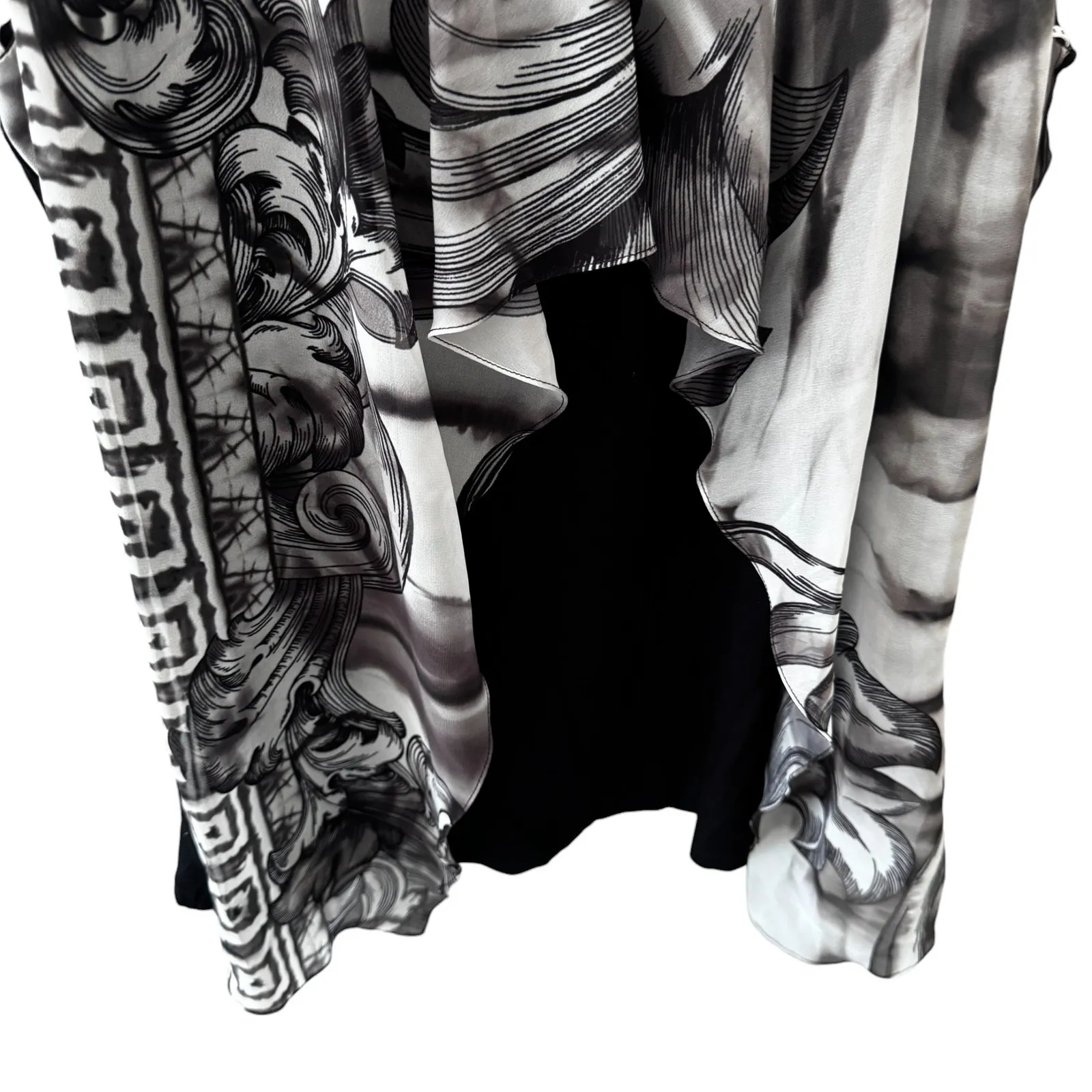 Versace Collection‎ Donna Sleeveless Jersey Top Blouse Size 42 Made in Italy - Image 5