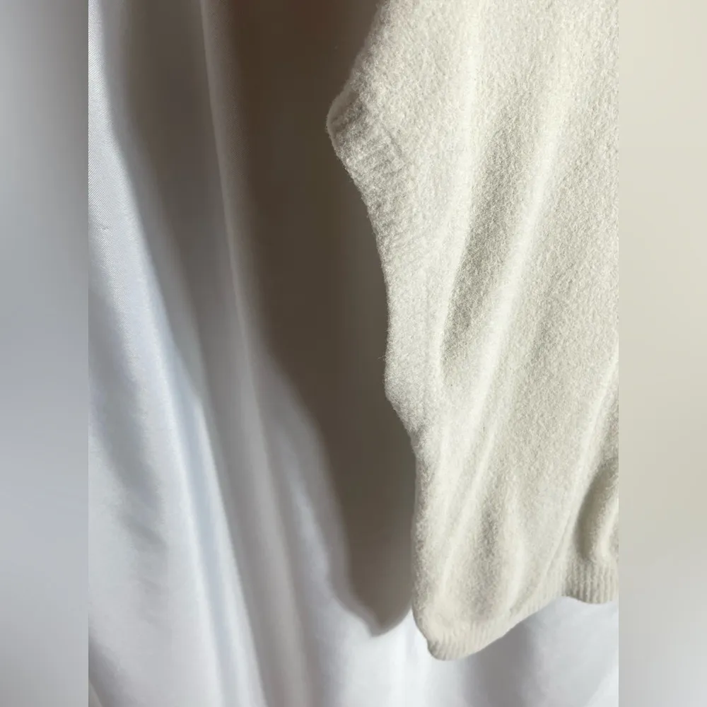 STYLUS Women's Size XL Cream Crew Neck Sweater Soft Knit Minimalist - Image 2