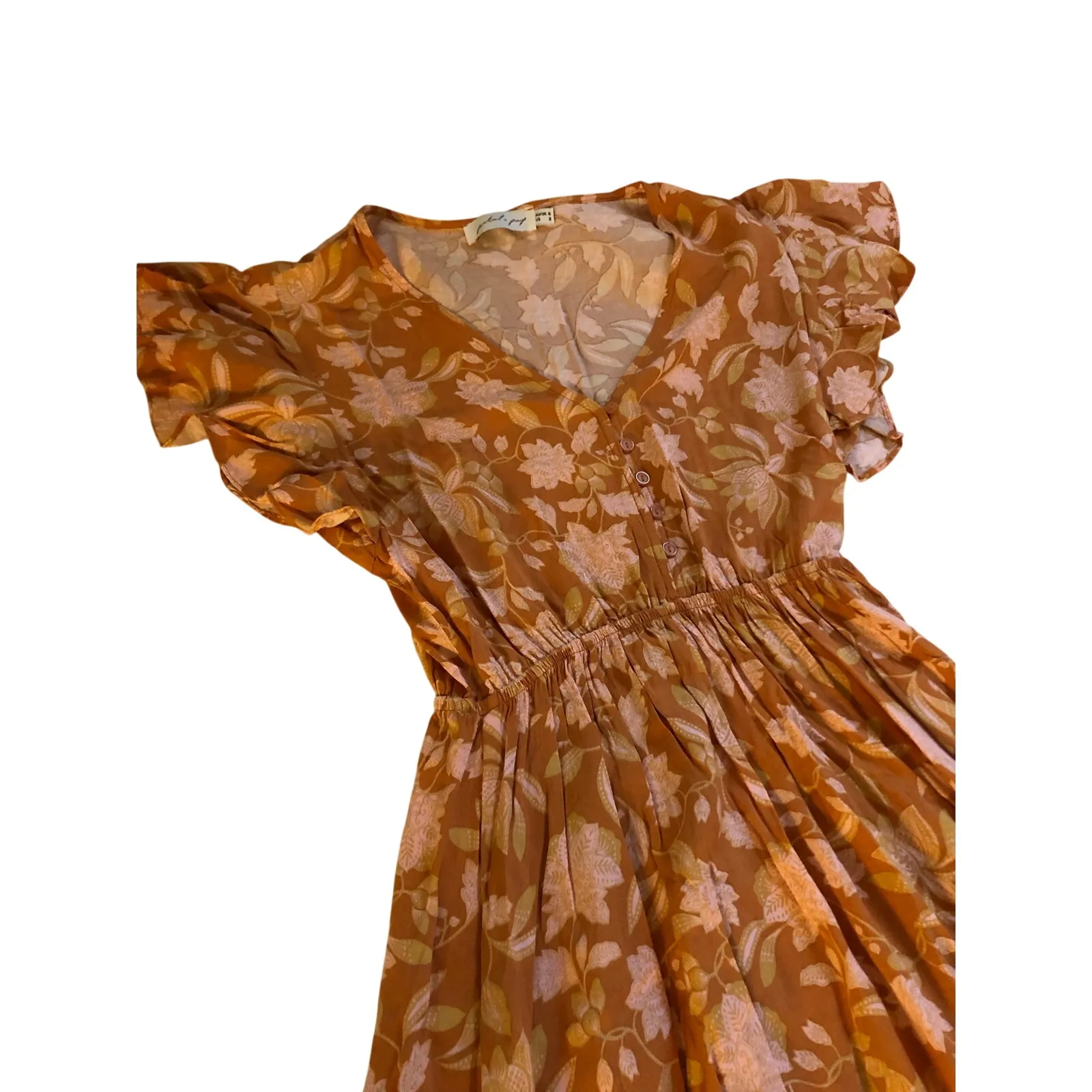 Petal & Pup floral tiered maxi dress Size 2 - Image 3