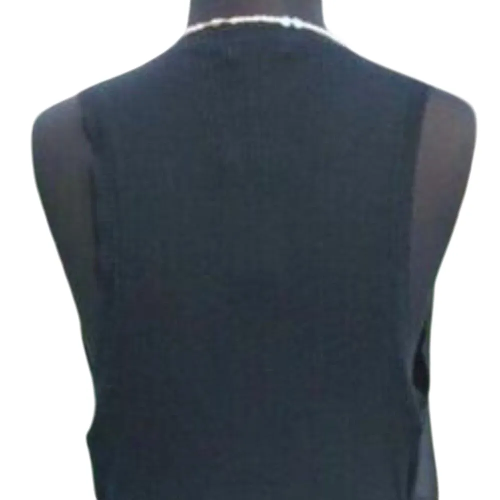 Cache Black Cover Up Shrug Wrap Top New Stretch Self Belt Asymmetric $98 NWT - Image 4