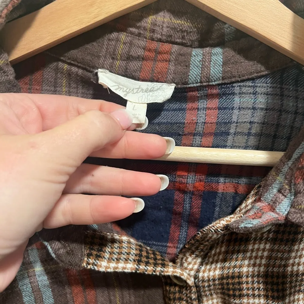 Mystree Plaid Button Down - Image 2