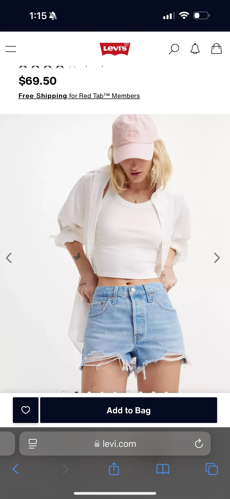 Levi’s 501 Shorts - Image 2