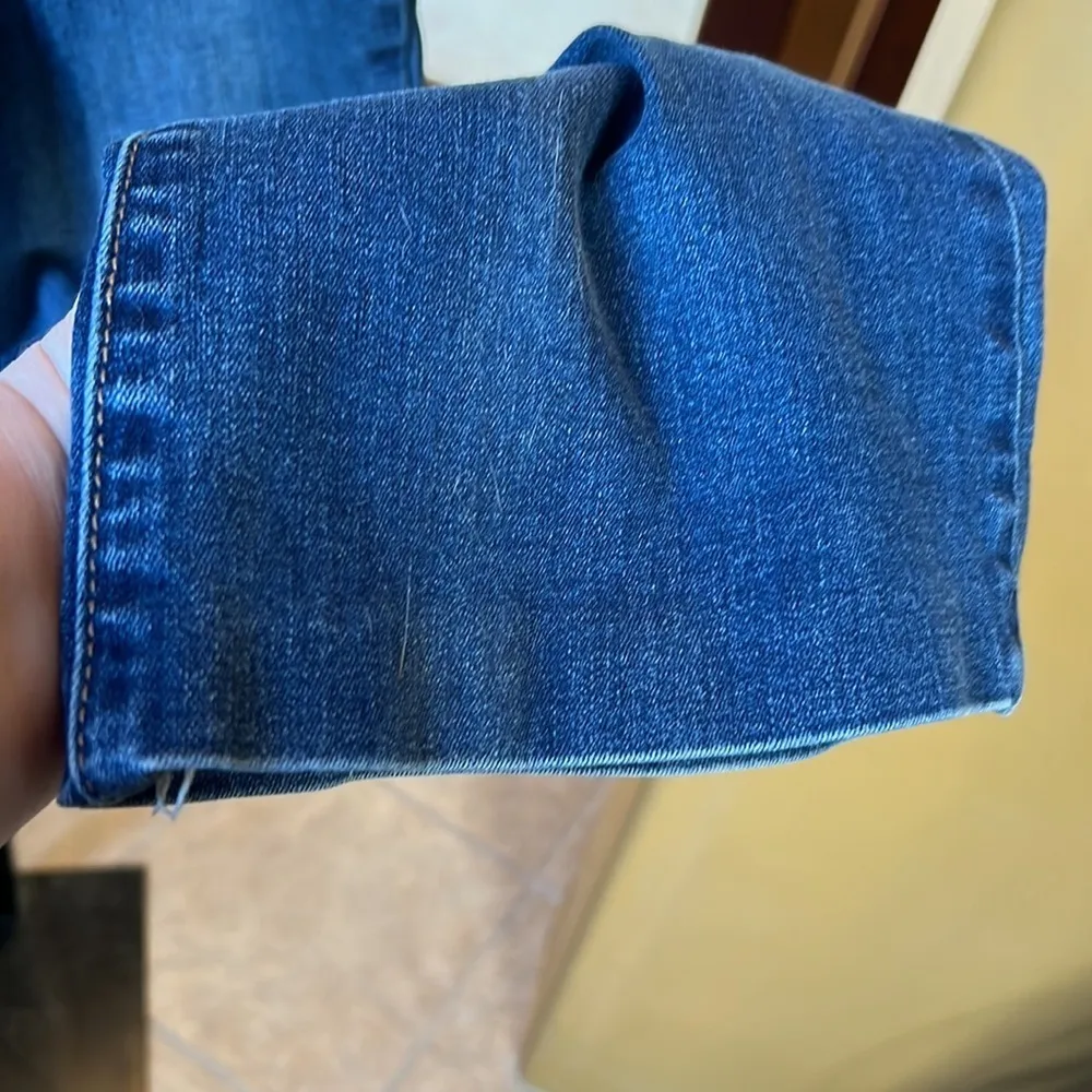 Indigo Blue Full Panel Maternity Jeans Size XL - Image 8