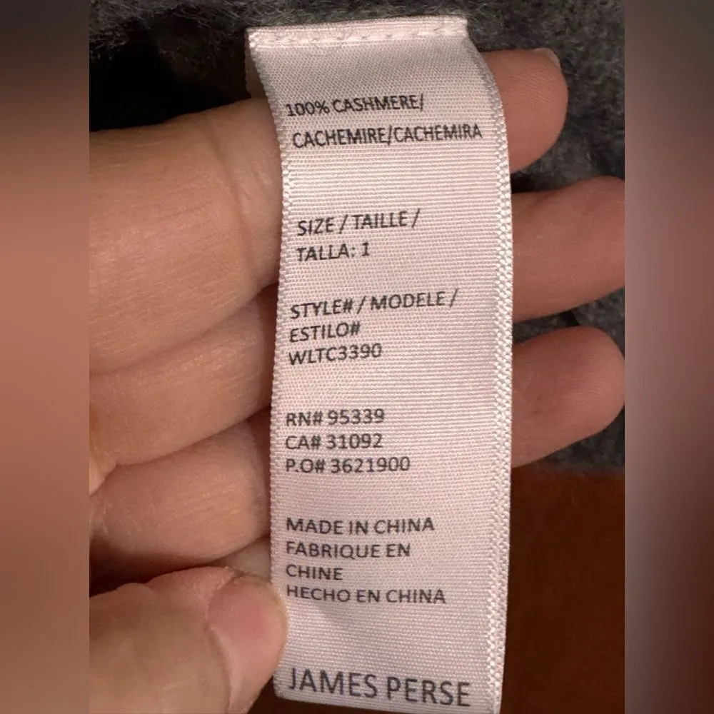 James Perse Gray‎ Cashmere sweater size 1 - Image 5