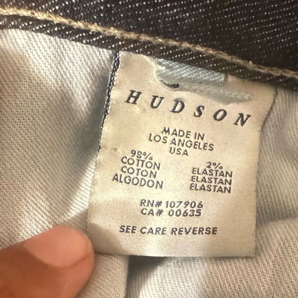 Hudson Jeans Dark Blue Denim - Image 6