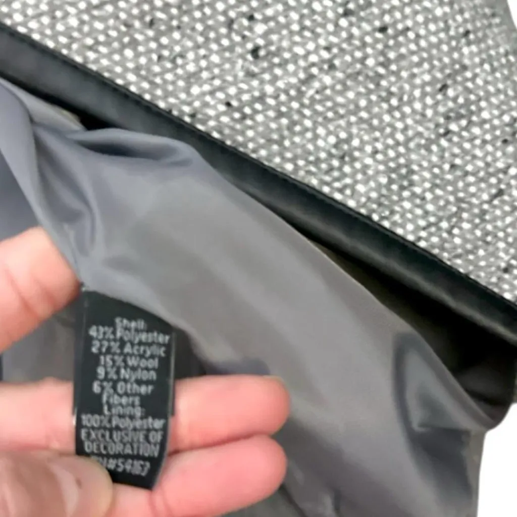 Apt. 9 Women's Tweed Cape with Black Trim - Image 5