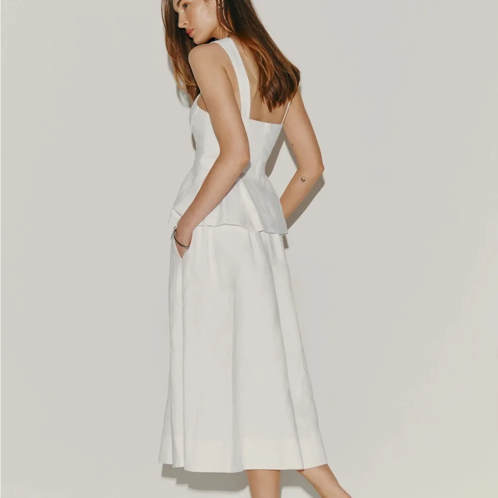 NWT Reformation Misty Linen Two Piece - Image 3