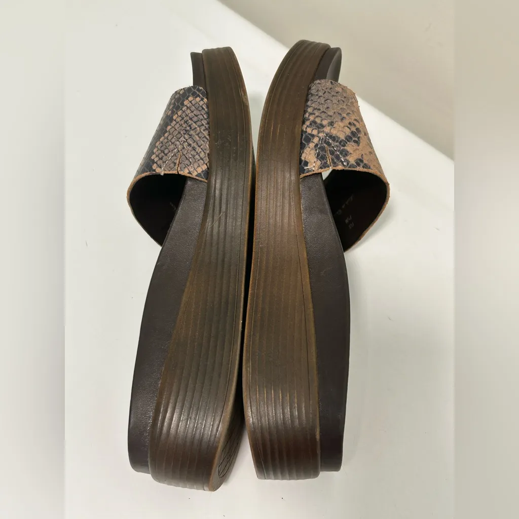 Donald Pliner  Fiji Slides Tan Brown Size 7.5 - Image 10