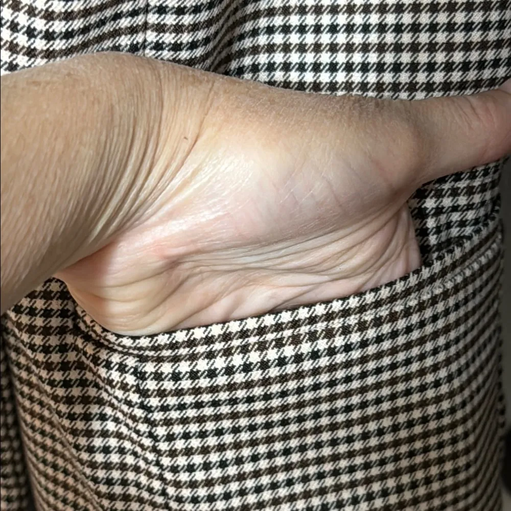 Petal & Pup Brown and Black Blazer Oversized Suit Jacket - Image 4