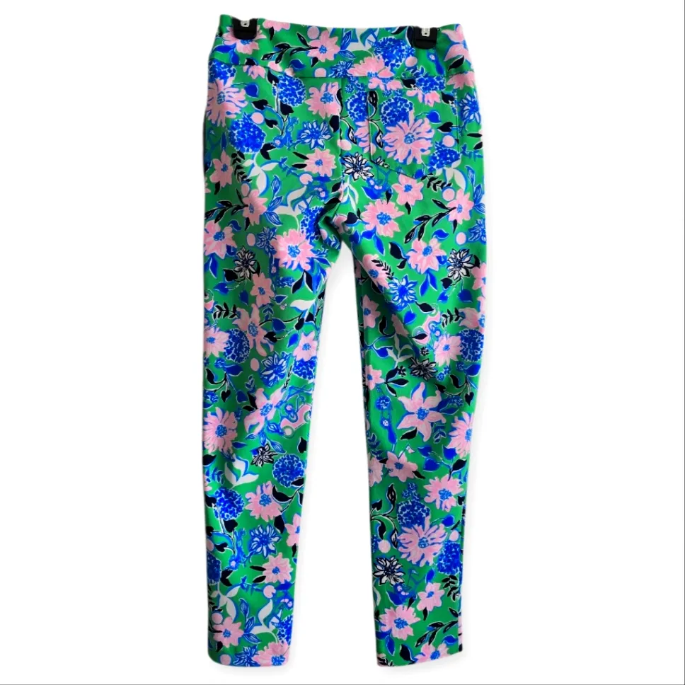 Lilly Pulitzer‎ Luxletic Corso Pant UPF 50+ Spearmint Golf Till You Drop Size 4 - Image 4