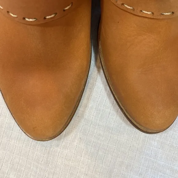 Anthropologie Stivali Maipore Western Ankle Boots Brune 37/ US‎ 6.5/7 - Image 8