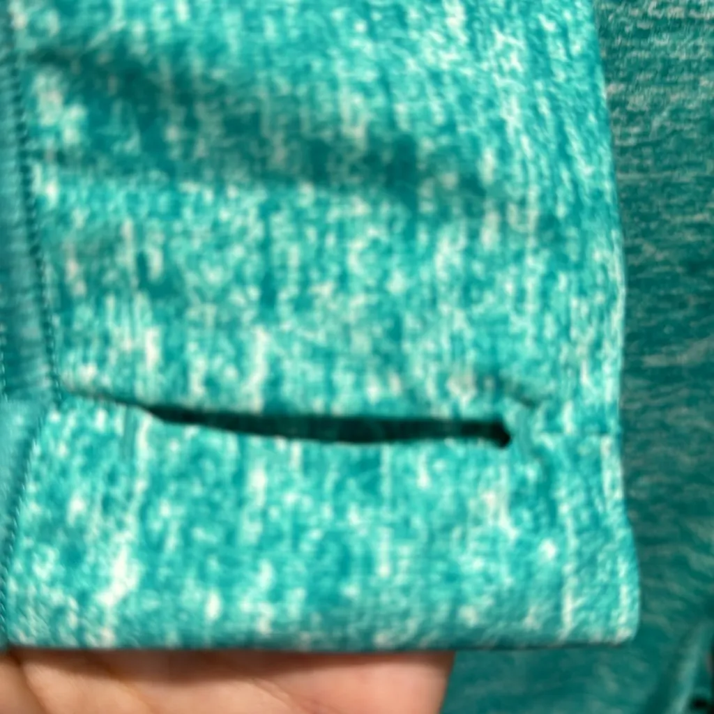 Tommy Bahama Women’s T-SHIRT Nylon Green MARBLED L/SLEEVE TOP UPF50 - Image 5