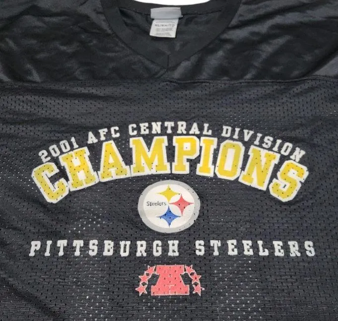 2001 Vintage  Jersey Size XL Pittsburgh Steelers 10 Kordell Stewart Jersey Unisex - Image 4