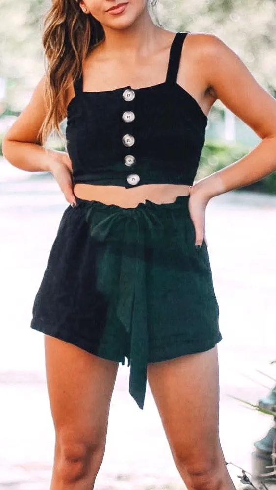 Skylar + Madison Black Two Piece Button Down Set - Image 4