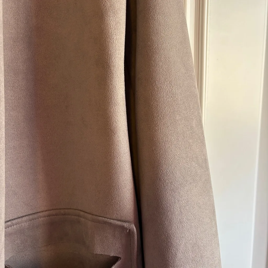 Papillon Women's Grey/Lavender Trench Coat Gray Size M - Image 6