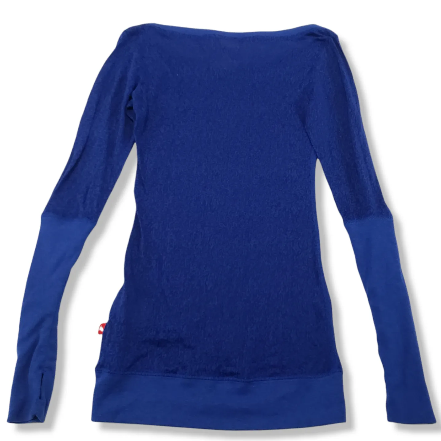 Nike Top Size XS Long Sleeve Sheer Activewear Athletic Animal Print Thumb Holes Women's Shirt - Image 2