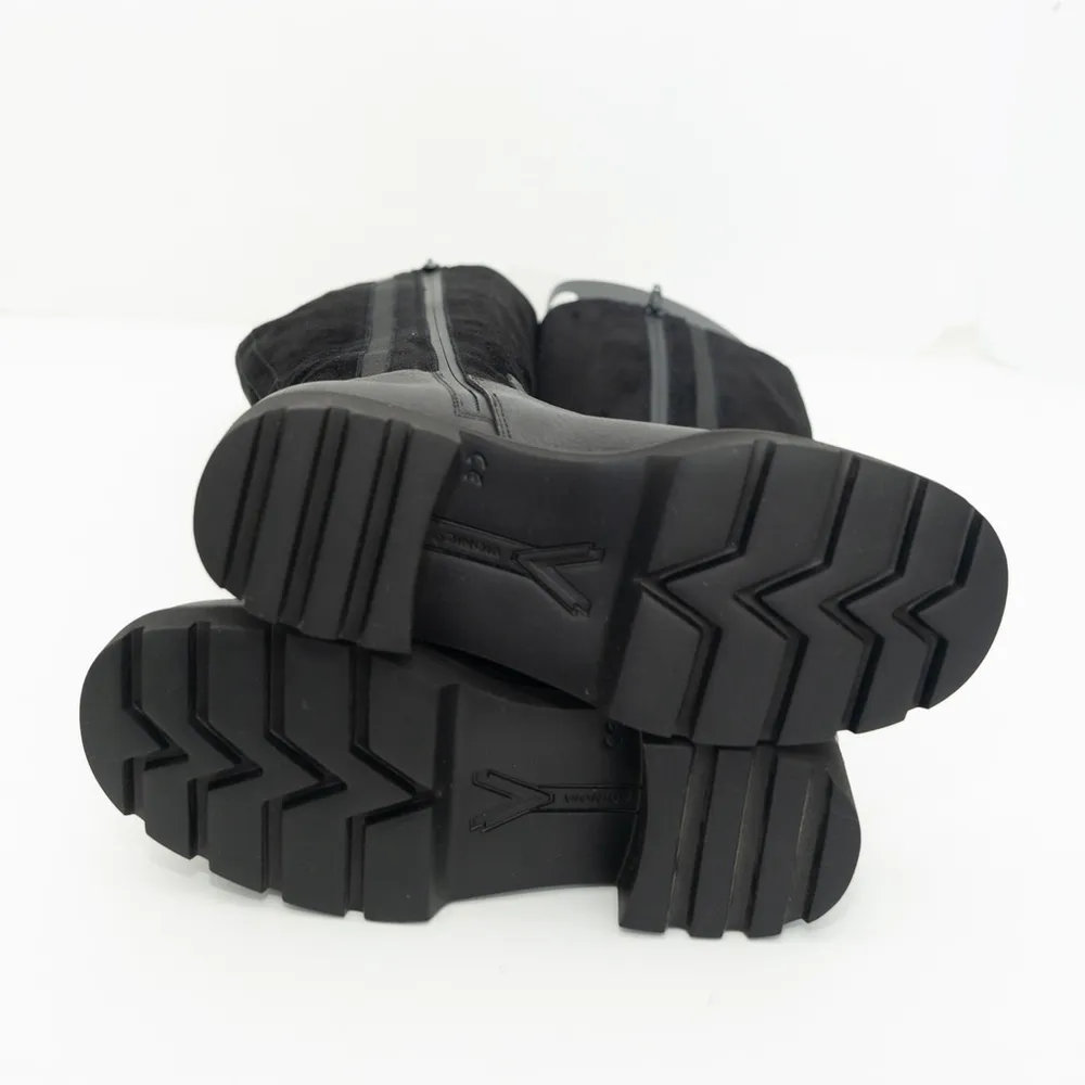 Vionic Fallbrook Black Suede Knee High Boots Wide Width - Image 7