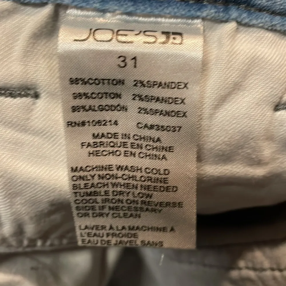 Joe's Jeans- “Light Blue Velvet” Mid Rise Skinny Stretch Jeans Pants- Size 31 - Image 7