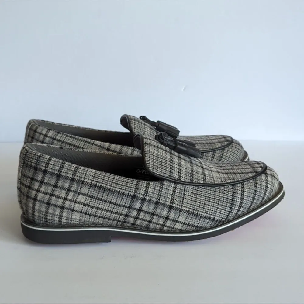 G/ FORE LEATHER & WOOL FABRIC WOMEN'S SHOES B17A Black Size 9.5 - Image 4