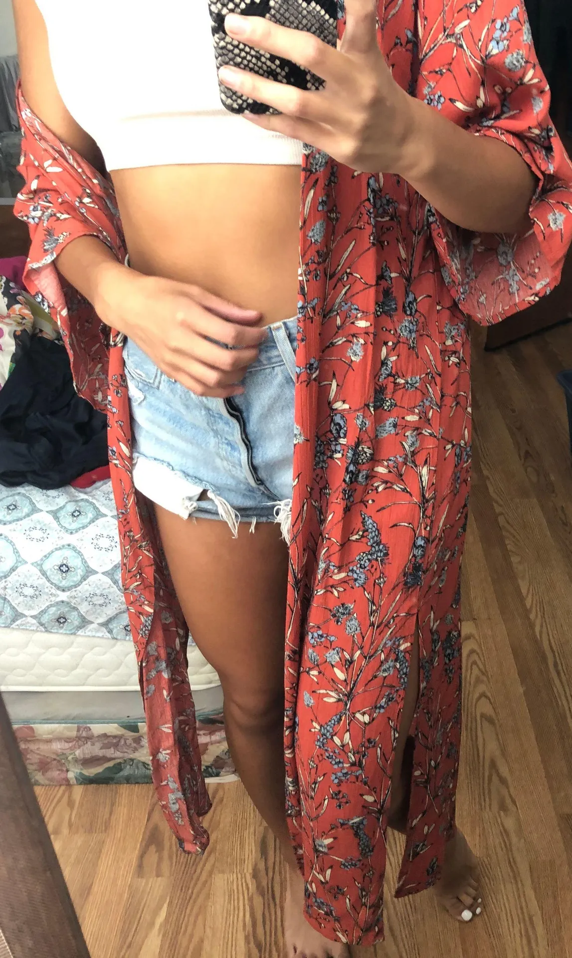 Tilly's Boutique Floral Kimono - Image 3