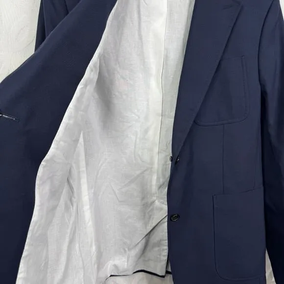 Calvin Klein 205W39NYC Prep School Blazer Navy Two - Image 10