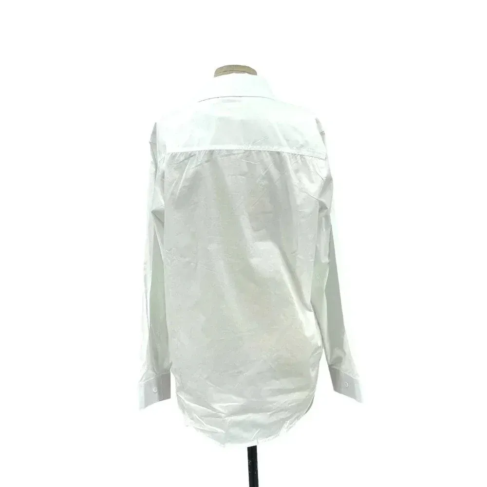 Monat Gear Monat Button Down Shirt White Start Logo‎ Size Medium - Image 8