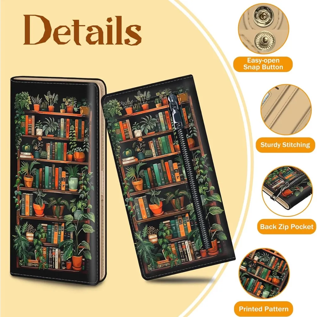 Botanical Bookshelf Wallet - Image 4