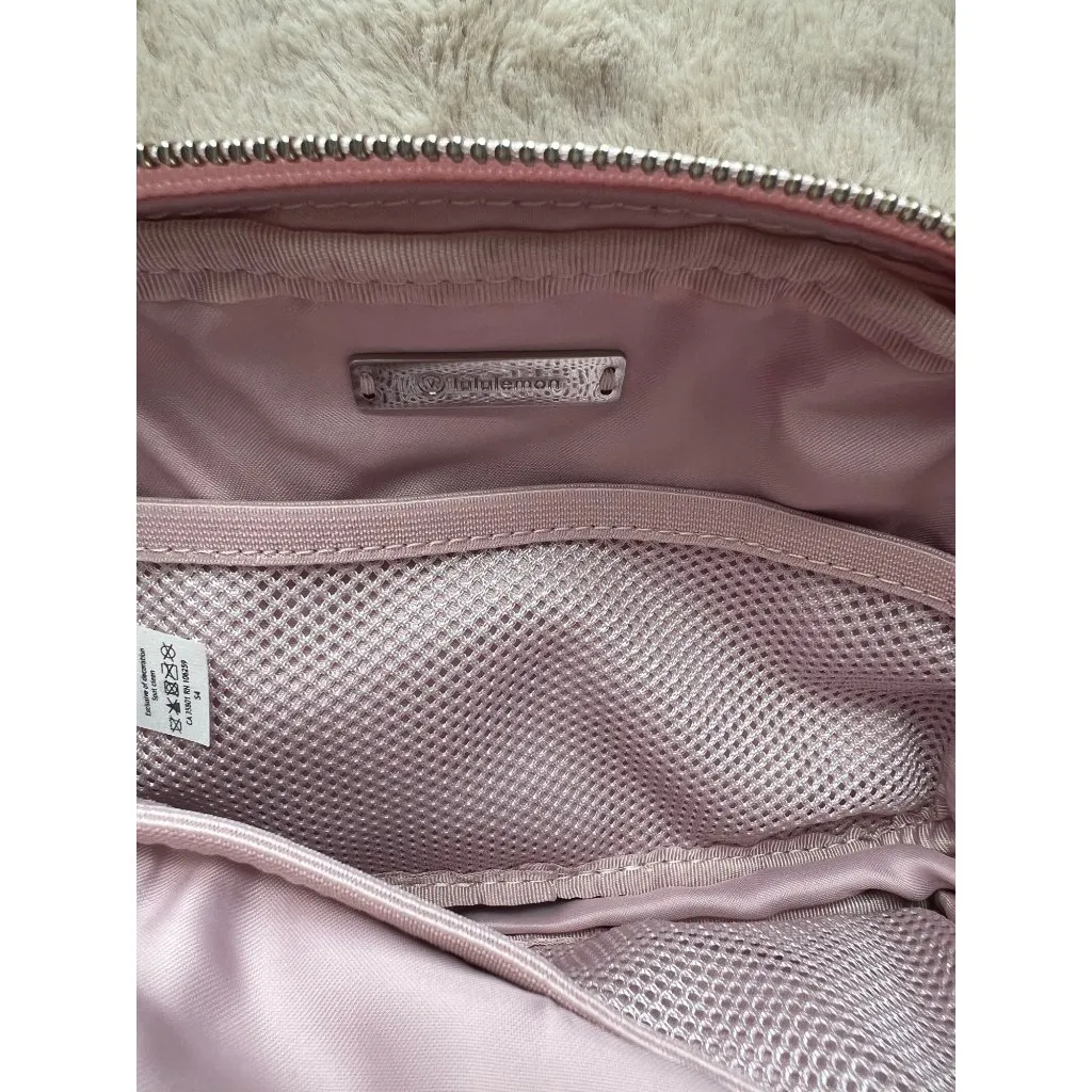 Lululemon Crossbody Belt Bag In Light Pink With Adjustable Strap & Zipper Closur - Image 8