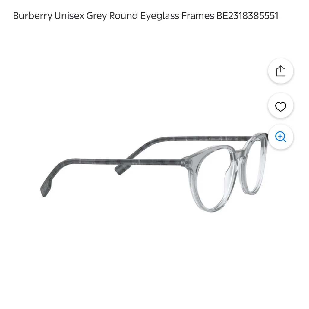 Burberry  Unisex Eyeglass Frames - Image 3