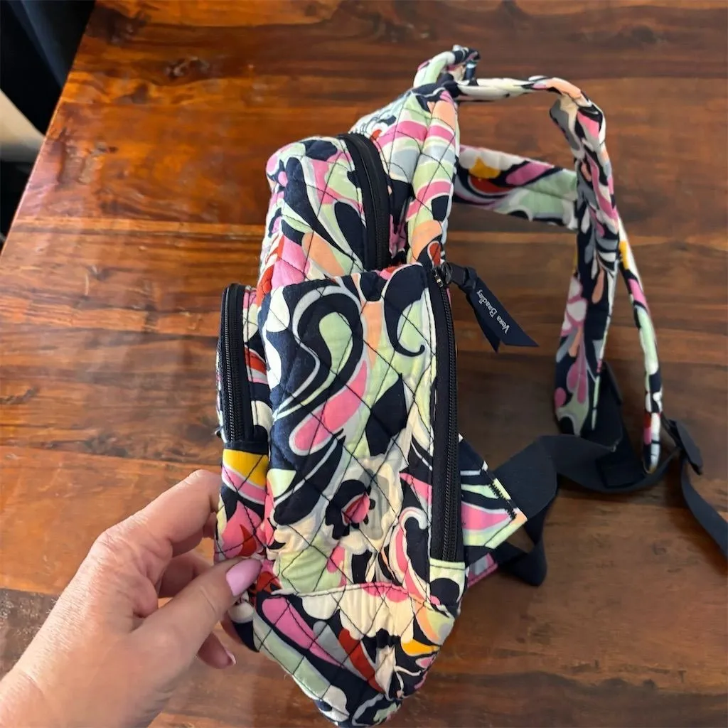 Vera Bradley Women's Compact Backpack Mod Paisley‎ Multicolor - Image 6