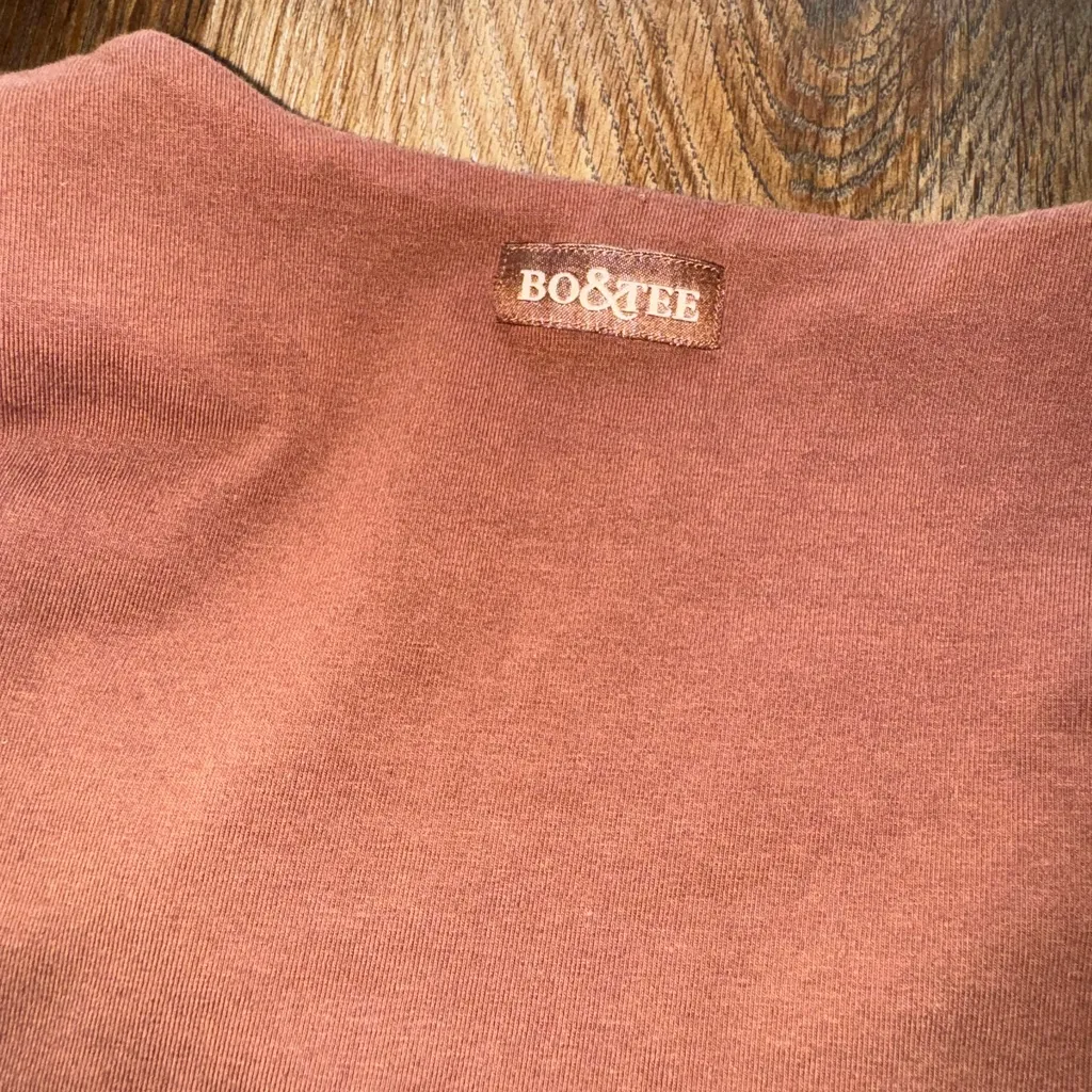 Rust Colored Long Sleeve Romper - Image 8