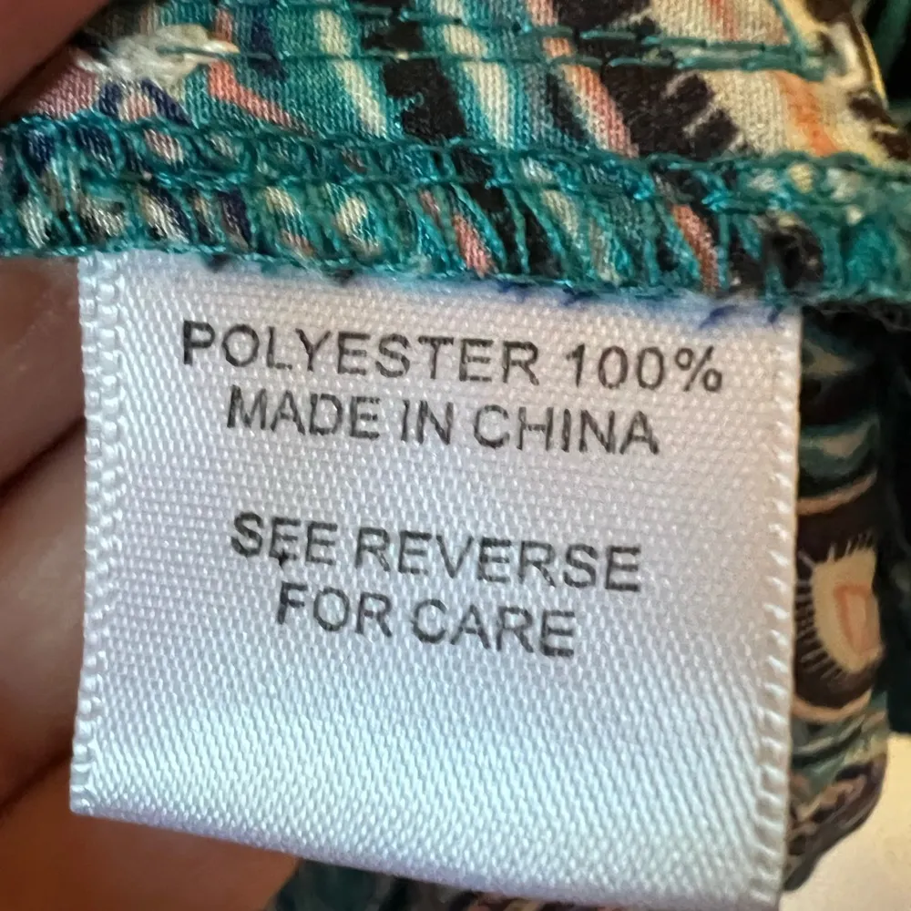 Charlotte Russe 3/4  Sleeve Paisley Print Dress Size Medium - Image 4