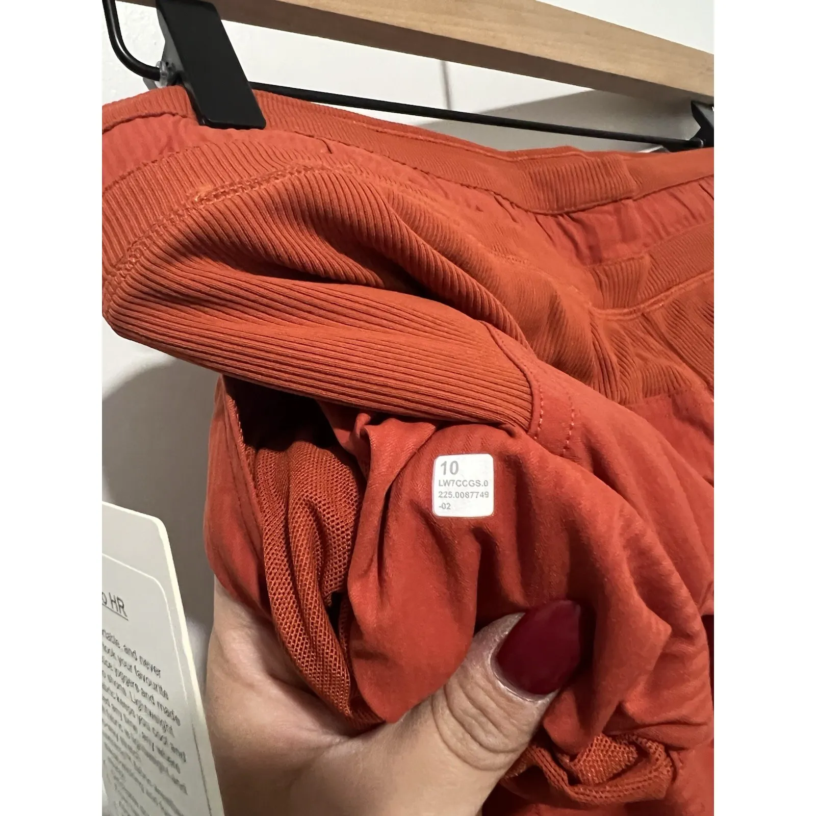 Lululemon Dance Studio High Rise Shorts 3.5" Autumn Rust Size 10 NWT $78 - Image 4