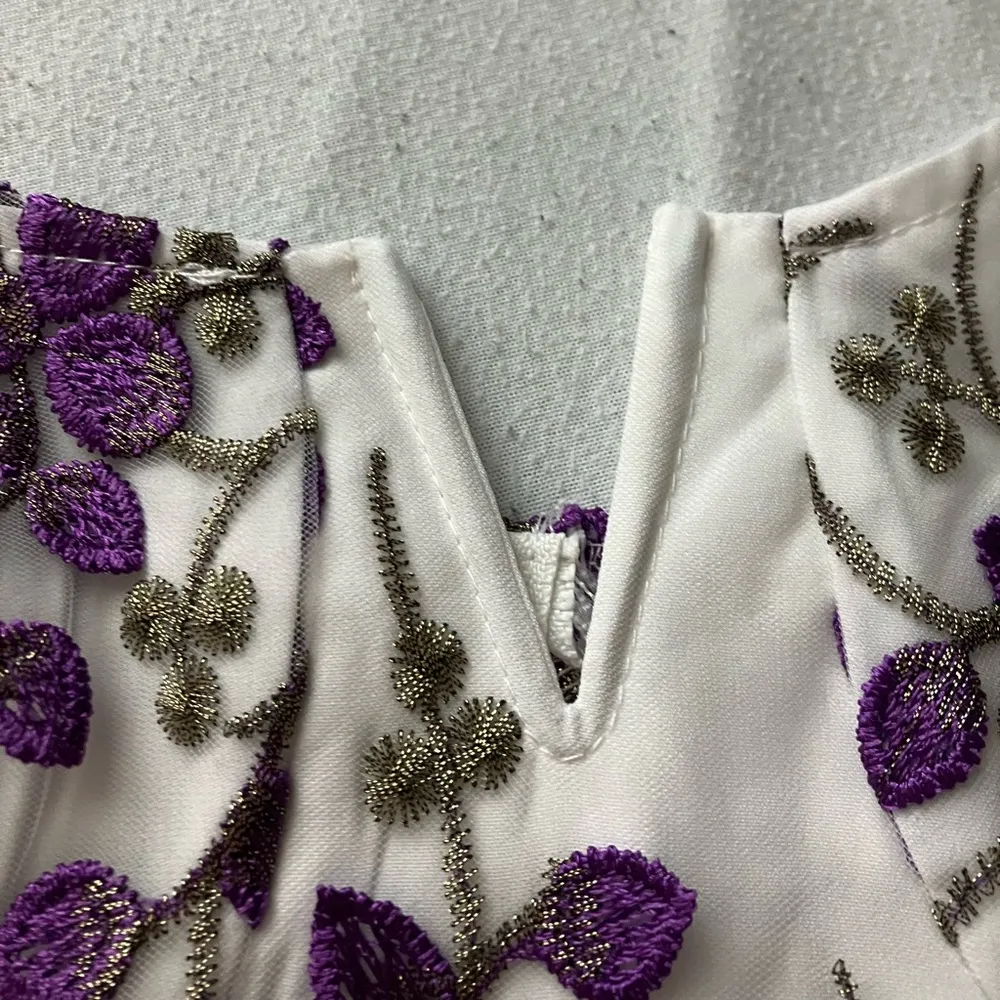 Purple Floral Corset Top - Image 3