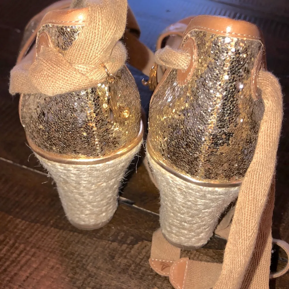 Milly for Sperry Top Spider size 8 M sequin wedges - Image 5