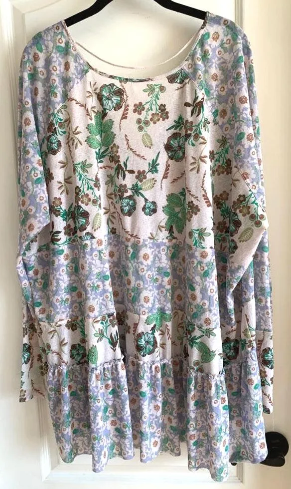 Free People V-Neck Patterned Top - Image 2