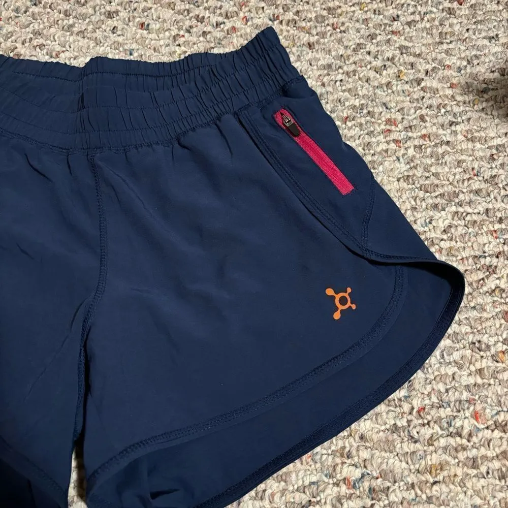 Orangetheory Fitness OTF Navy Blue Running Shorts Lined- Size XS - Image 2