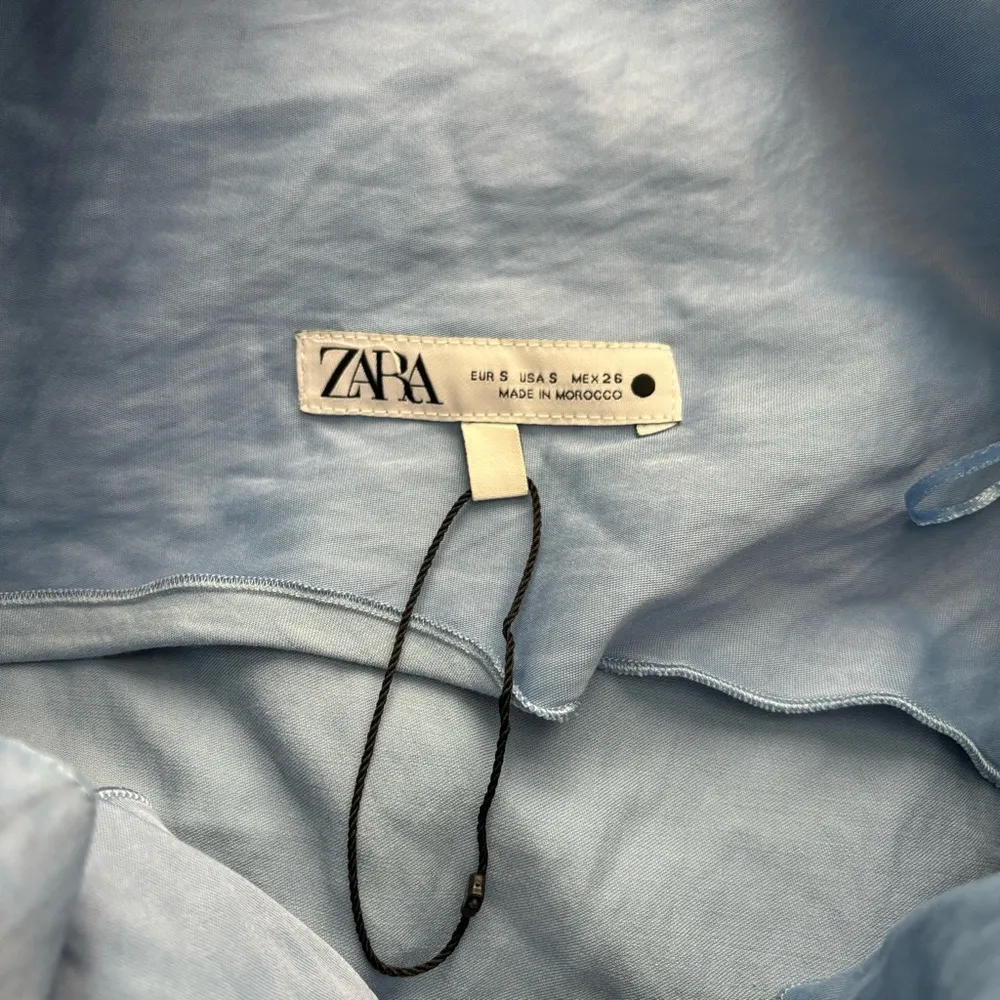 Zara Asymmetrical Blue Top - Image 3