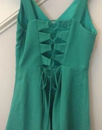 Adelyn Rae Green Semi Formal Dress - Image 3